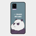 We Bare Bears Blue Glossy Metal Case Cover For Vivo V20