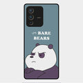We Bare Bears Blue Glossy Metal Case Cover For Vivo V23 Pro 5G
