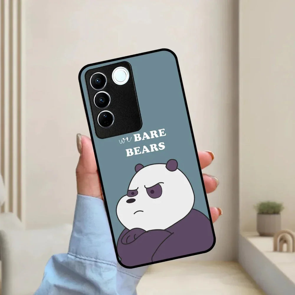 We Bare Bears Blue Glossy Metal Case Cover For Vivo - ShopOnCliQ