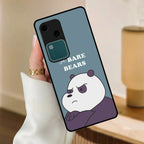 We Bare Bears Blue Glossy Metal Case Cover For Vivo - ShopOnCliQ