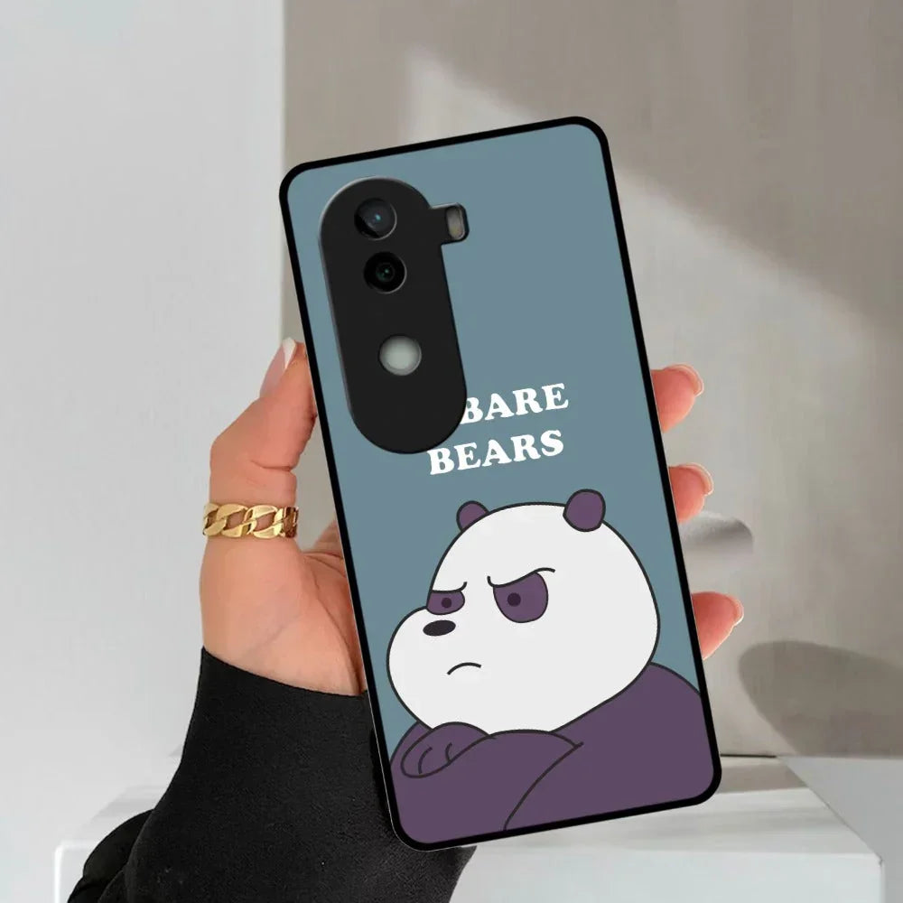 We Bare Bears Blue Glossy Metal Case Cover For Vivo - ShopOnCliQ