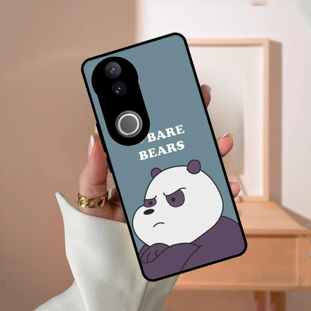 We Bare Bears Blue Glossy Metal Case Cover For Vivo - ShopOnCliQ
