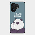 We Bare Bears Blue Glossy Metal Case Cover For Vivo V60 5G