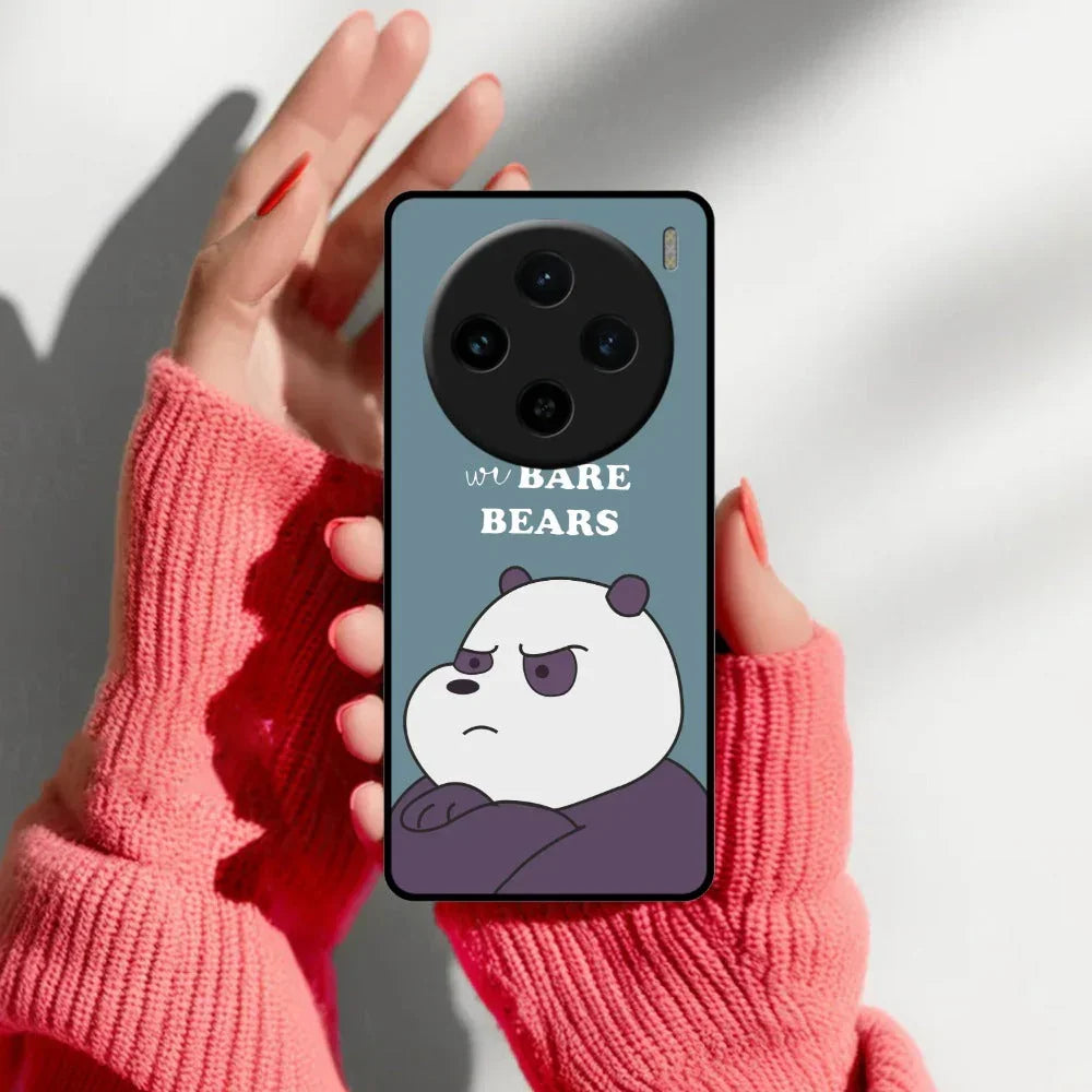 We Bare Bears Blue Glossy Metal Case Cover For Vivo - ShopOnCliQ