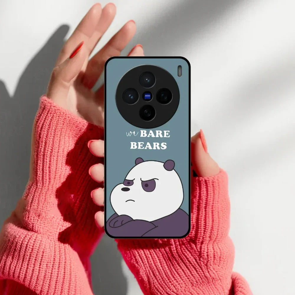 We Bare Bears Blue Glossy Metal Case Cover For Vivo - ShopOnCliQ