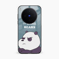 We Bare Bears Blue Glossy Metal Case Cover For Vivo X300 5G