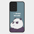 We Bare Bears Blue Glossy Metal Case Cover For Vivo Y02T