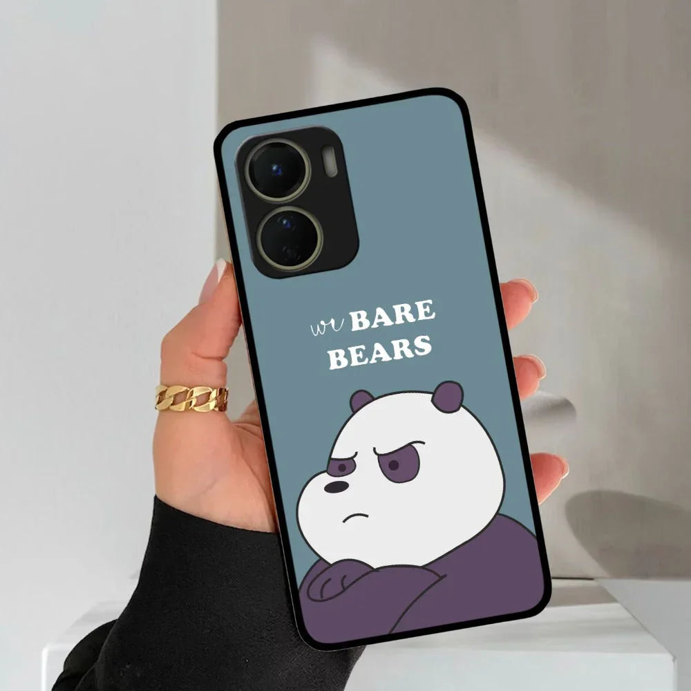 We Bare Bears Blue Glossy Metal Case Cover For Vivo - ShopOnCliQ