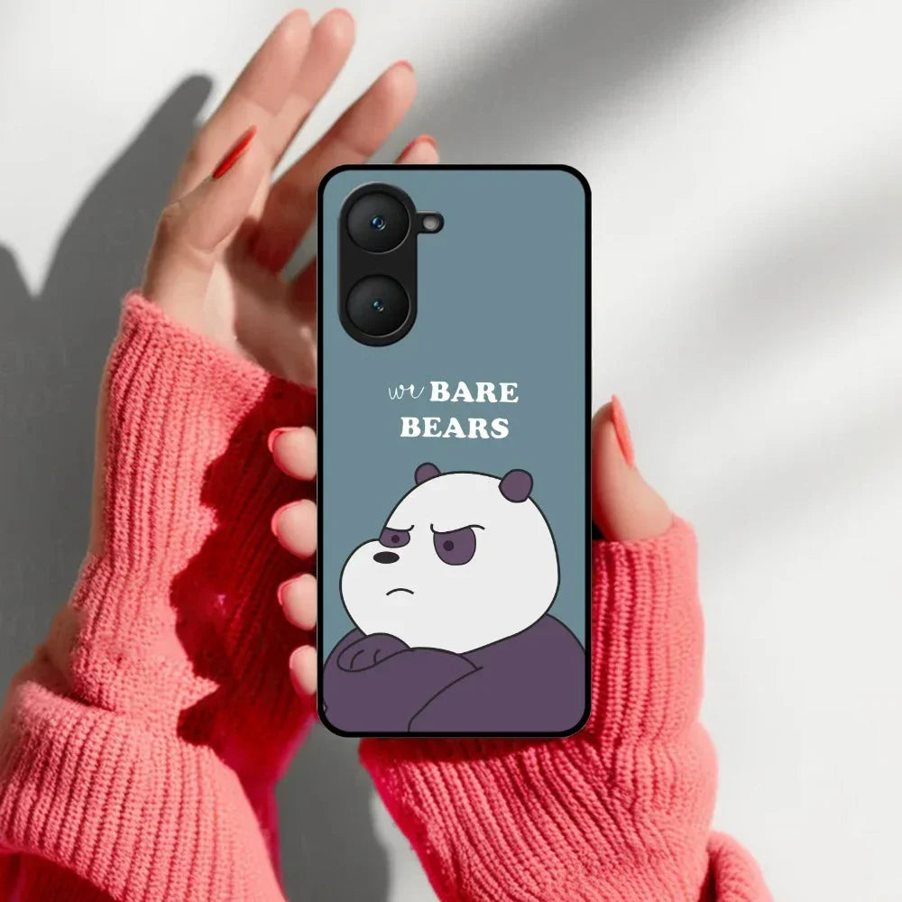 We Bare Bears Blue Glossy Metal Case Cover For Vivo - ShopOnCliQ