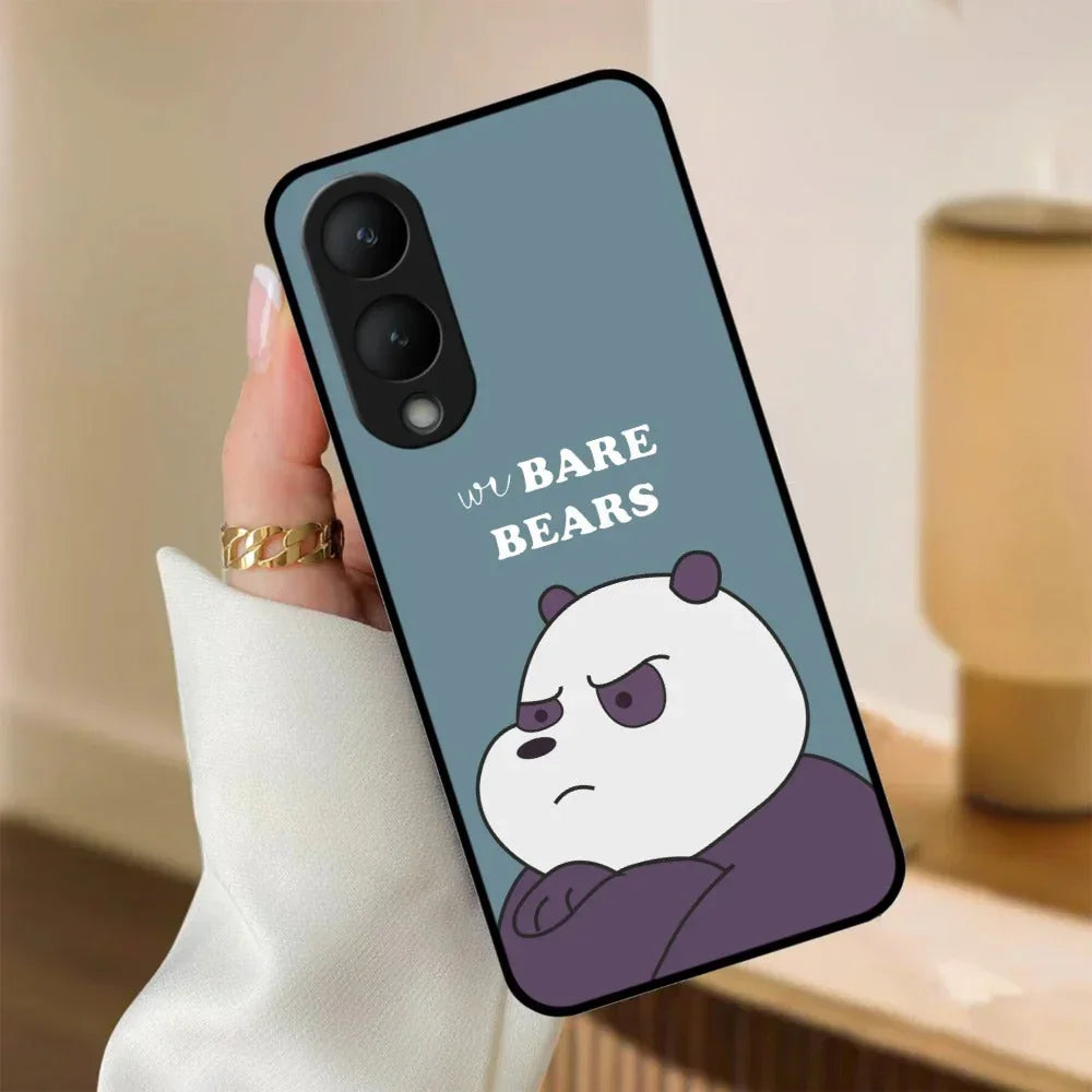 We Bare Bears Blue Glossy Metal Case Cover For Vivo - ShopOnCliQ