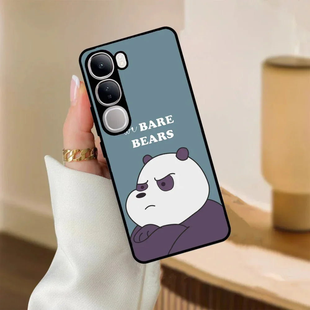 We Bare Bears Blue Glossy Metal Case Cover For Vivo - ShopOnCliQ