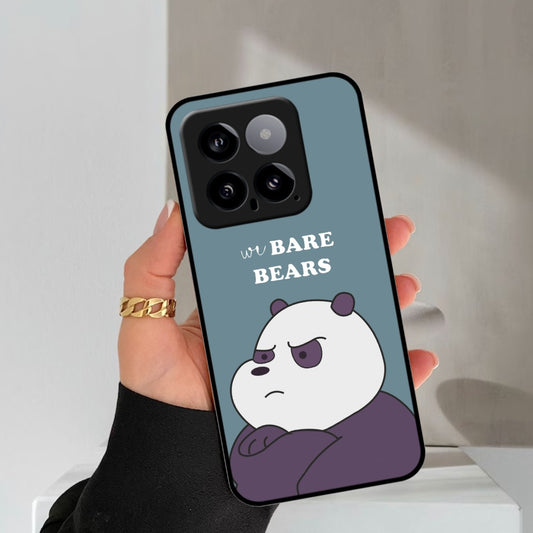 We Bare Bears Blue Glossy Metal Case Cover For Redmi