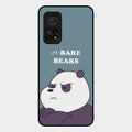 We Bare Bears Blue Glossy Metal Case Cover For Xiaomi Mi 10T Pro 5G