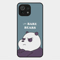 We Bare Bears Blue Glossy Metal Case Cover For Xiaomi Mi 11 Lite