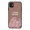 We Bare Bears Brown Glossy Metal Case Cover For iPhone 11