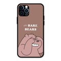 We Bare Bears Brown Glossy Metal Case Cover For iPhone 12 Pro Max