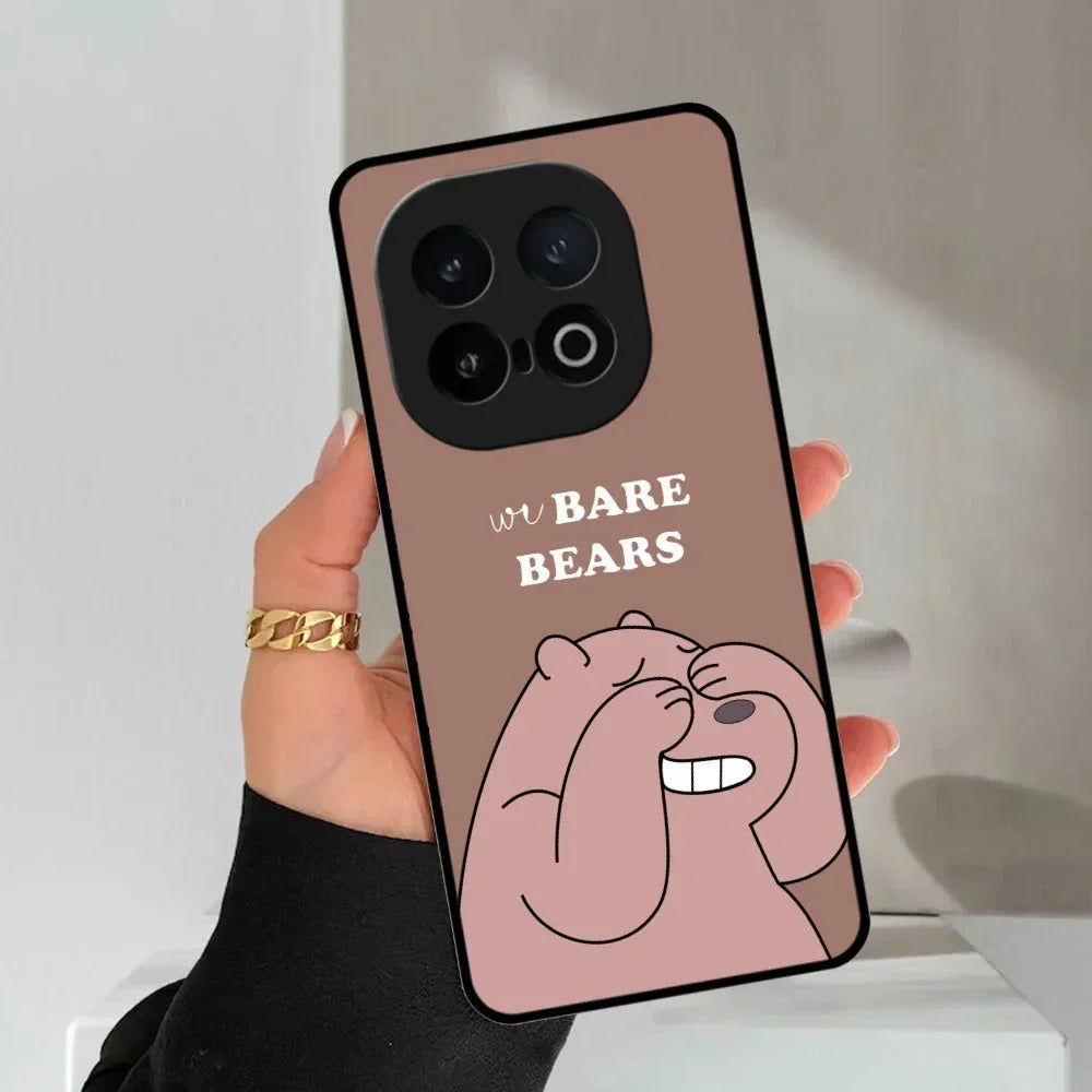 We Bare Bears Brown Glossy Metal Case Cover For Vivo - ShopOnCliQ
