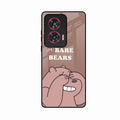 We Bare Bears Brown Glossy Metal Case Cover For Motorola G96 5G