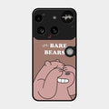 We Bare Bears Brown Glossy Metal Case Cover For Nothing Phone 3 5G