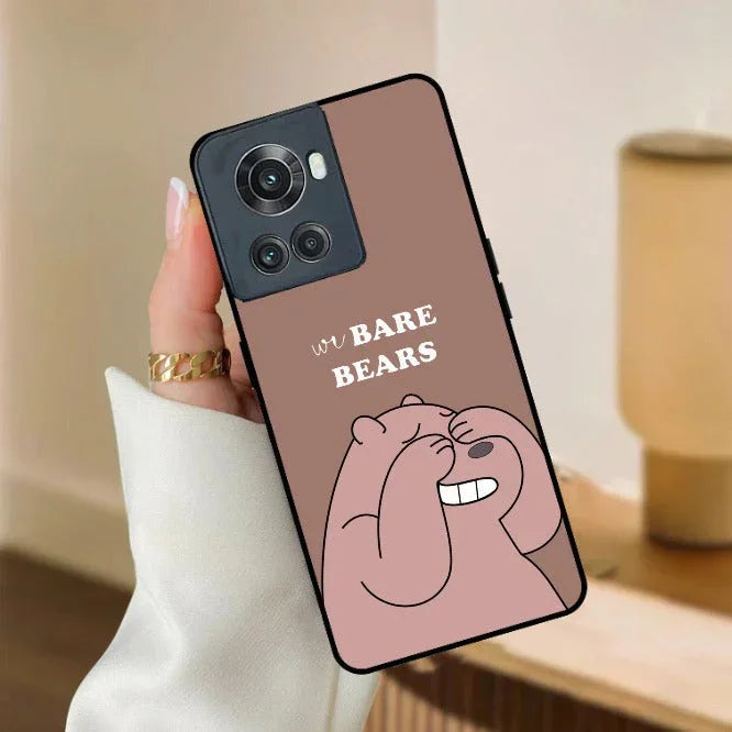 We Bare Bears Brown Glossy Metal Case Cover For OnePlus - ShopOnCliQ