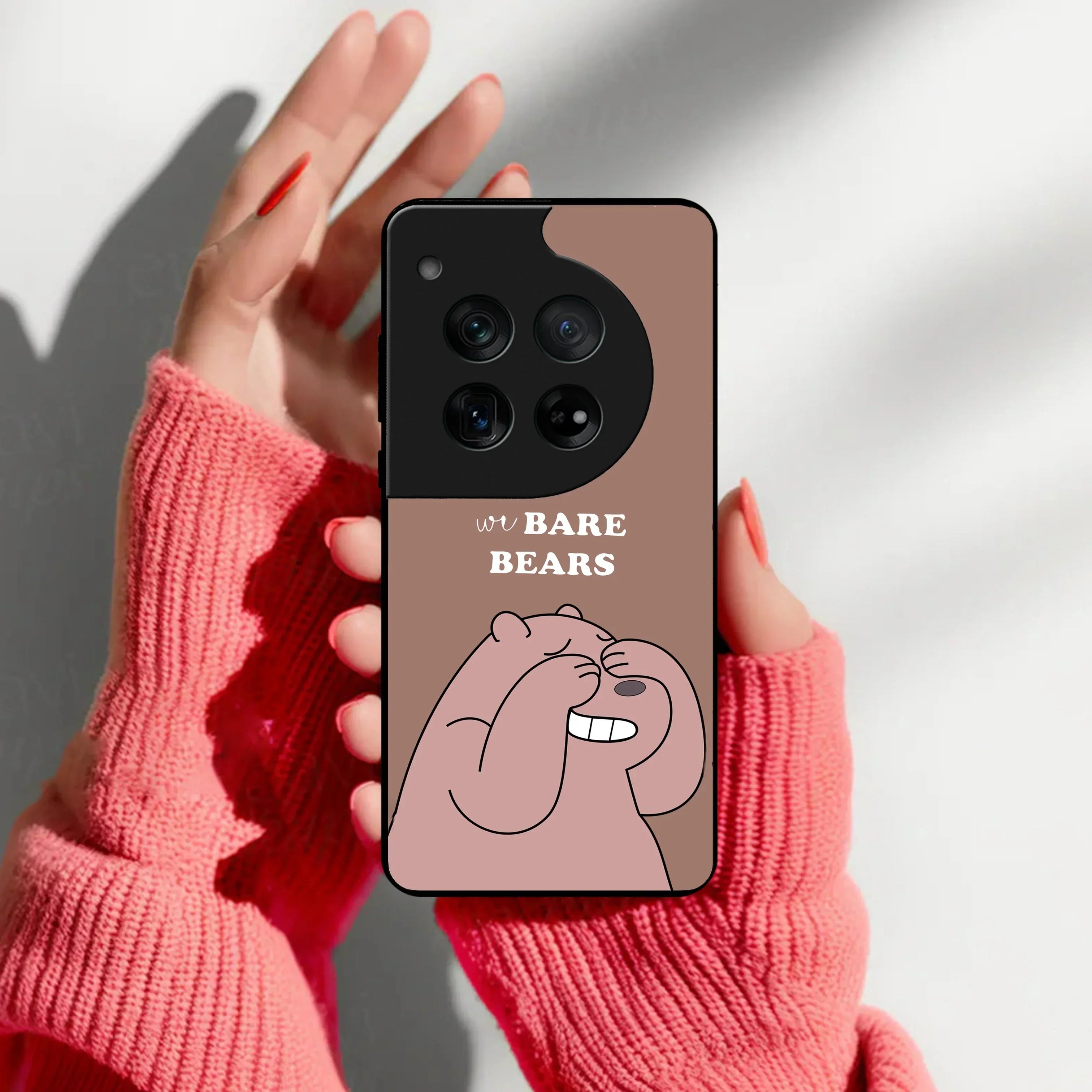 We Bare Bears Brown Glossy Metal Case Cover For OnePlus - ShopOnCliQ