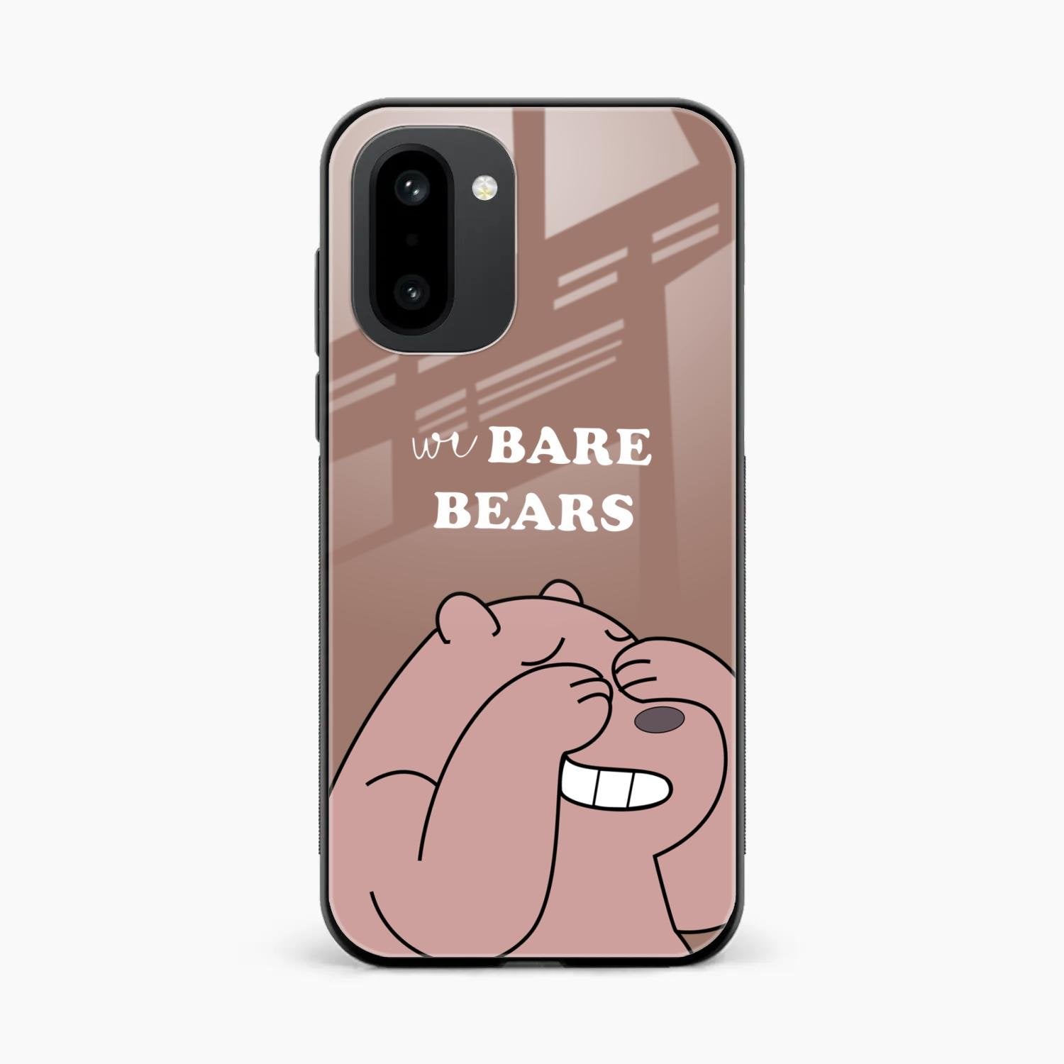 We Bare Bears Brown Glossy Metal Case Cover For OnePlus 15R 5G