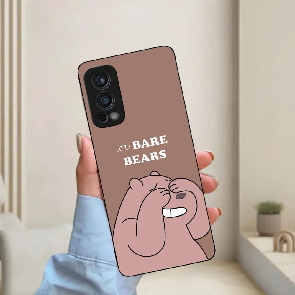We Bare Bears Brown Glossy Metal Case Cover For OnePlus - ShopOnCliQ