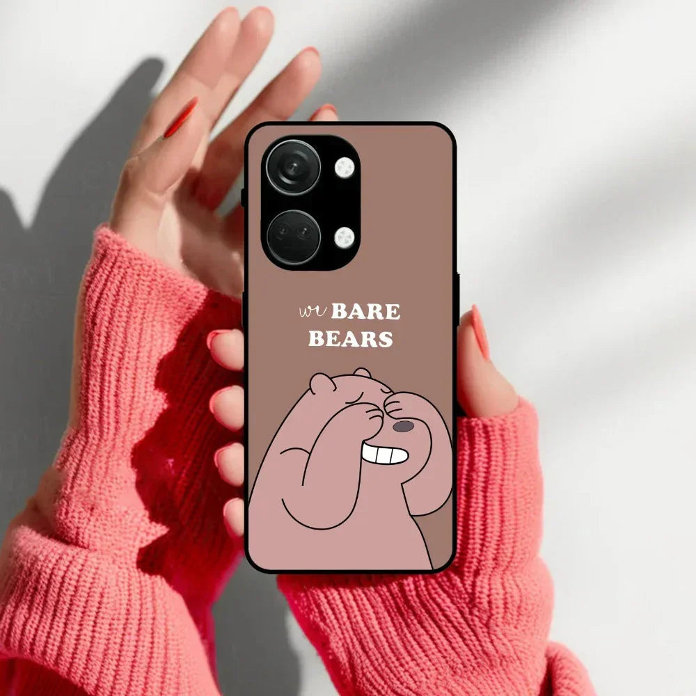 We Bare Bears Brown Glossy Metal Case Cover For OnePlus - ShopOnCliQ