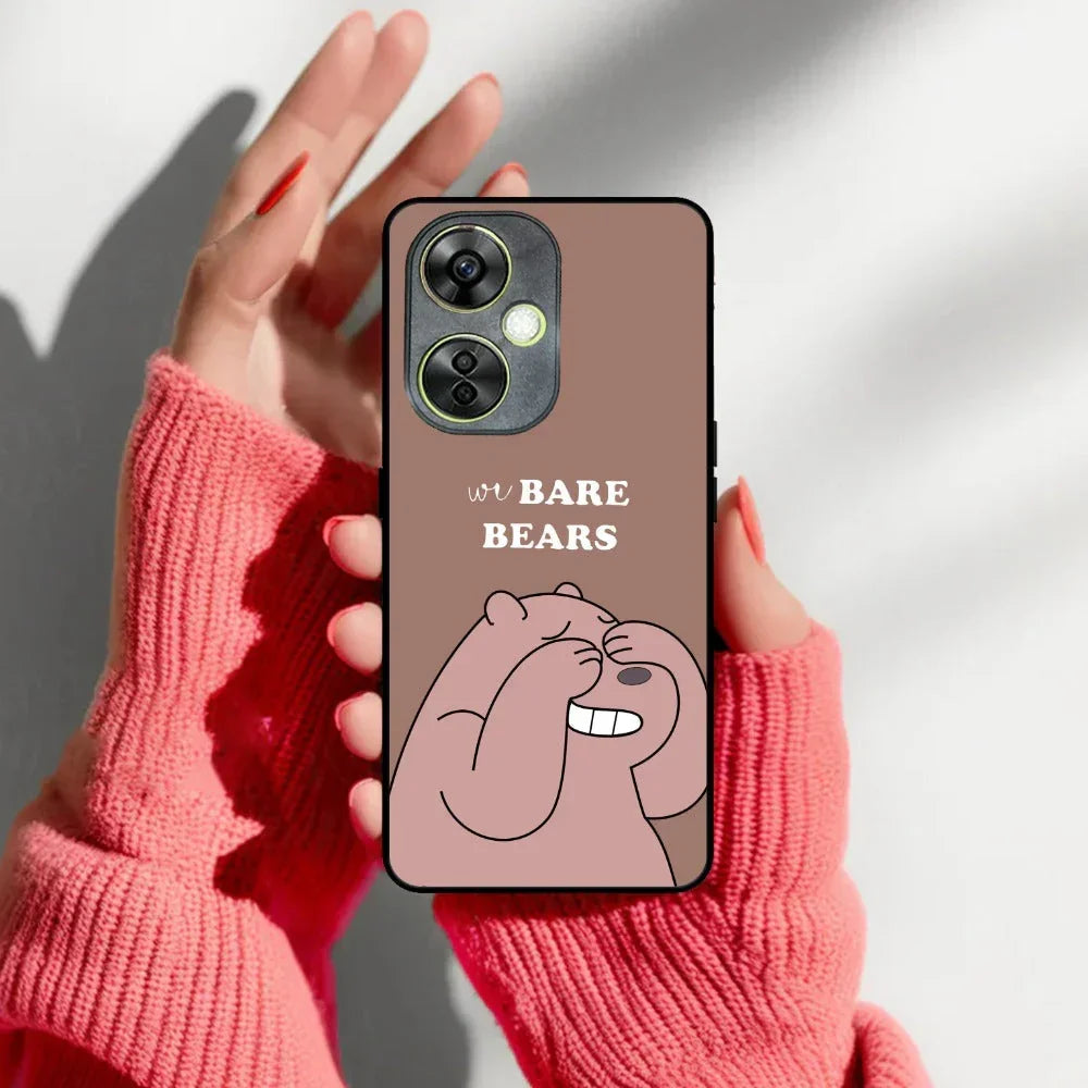 We Bare Bears Brown Glossy Metal Case Cover For OnePlus - ShopOnCliQ