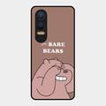 We Bare Bears Brown Glossy Metal Case Cover For Oneplus Nord Ce 4 Lite 5G