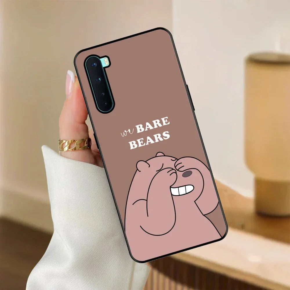 We Bare Bears Brown Glossy Metal Case Cover For OnePlus - ShopOnCliQ