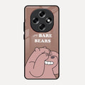 We Bare Bears Brown Glossy Metal Case Cover For Oppo F31 Pro 5G