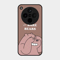 We Bare Bears Brown Glossy Metal Case Cover For Oppo Find X8 5G