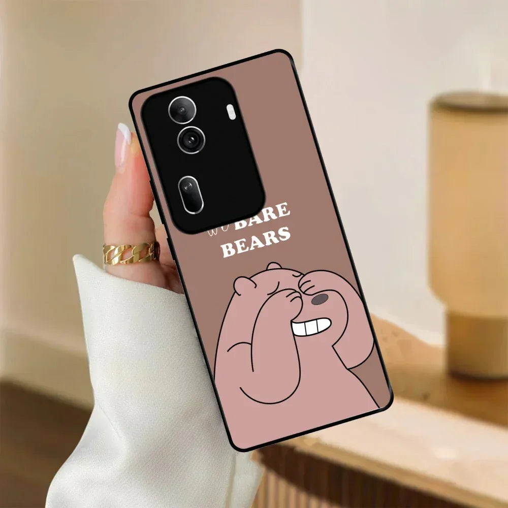 We Bare Bears Brown Glossy Metal Case Cover For Oppo - ShopOnCliQ