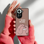 We Bare Bears Brown Glossy Metal Case Cover For Oppo - ShopOnCliQ