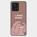 We Bare Bears Brown Glossy Metal Case Cover For Realme 9 Pro Plus 5G