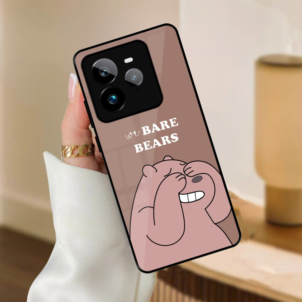 We Bare Bears Brown Glossy Metal Case Cover For Realme - ShopOnCliQ