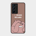 We Bare Bears Brown Glossy Metal Case Cover For Realme Narzo 80X 5G