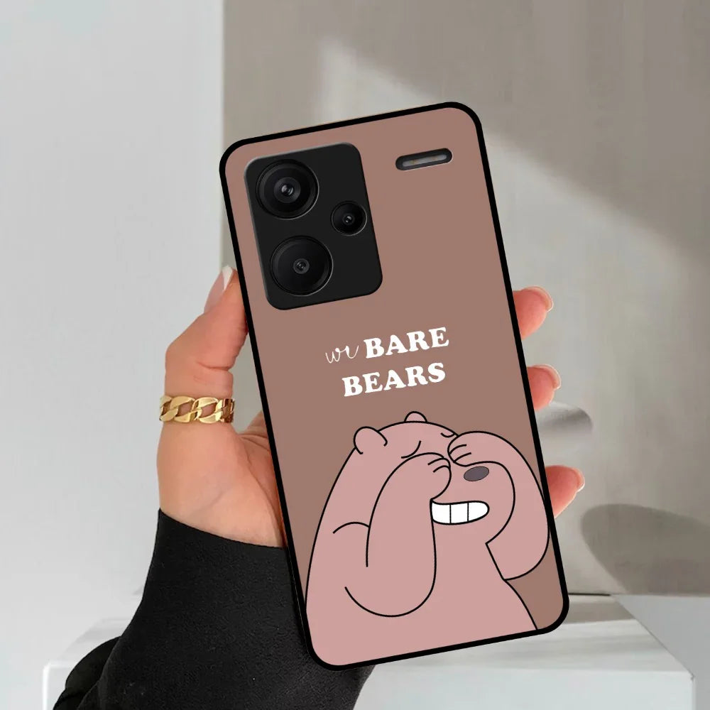 We Bare Bears Brown Glossy Metal Case Cover For Redmi - ShopOnCliQ