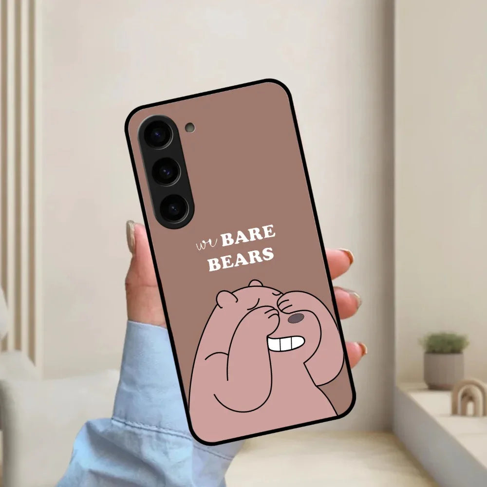 We Bare Bears Brown Glossy Metal Case Cover For Samsung - ShopOnCliQ