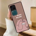 We Bare Bears Brown Glossy Metal Case Cover For Vivo - ShopOnCliQ