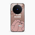 We Bare Bears Brown Glossy Metal Case Cover For Vivo X300 5G