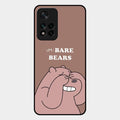 We Bare Bears Brown Glossy Metal Case Cover For Xiaomi 11I 5G