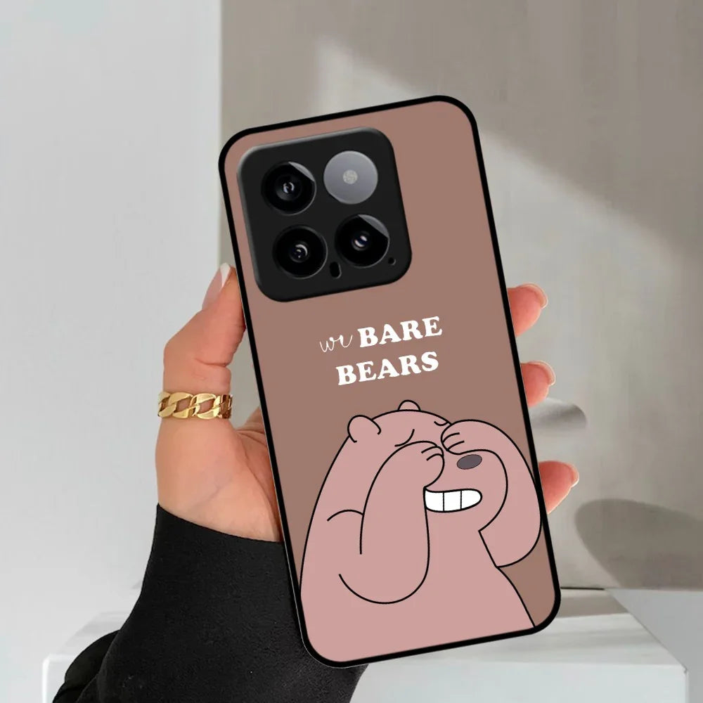 We Bare Bears Brown Glossy Metal Case Cover For Redmi - ShopOnCliQ