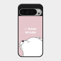 We Bare Bears Pink Glossy Metal Case Cover For Google Pixel 9 Pro Xl