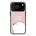 We Bare Bears Pink Glossy Metal Case Cover For iPhone 17 Pro Max