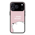 We Bare Bears Pink Glossy Metal Case Cover For iPhone 17 Pro