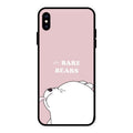 We Bare Bears Pink Glossy Metal Case Cover For iPhone XS Max