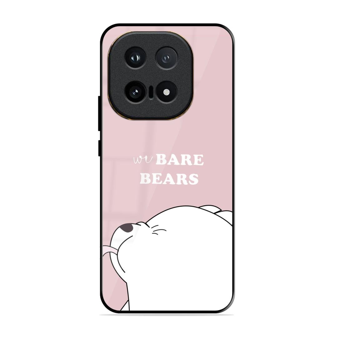 We Bare Bears Pink Glossy Metal Case Cover For iQOO 15 5G