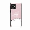 We Bare Bears Pink Glossy Metal Case Cover For Motorola G54 5G